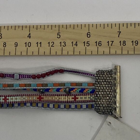 Noonday Collection Bracelet Hippy Boho Multicolor Beading Handcrafted Guatemala - Picture 14 of 15